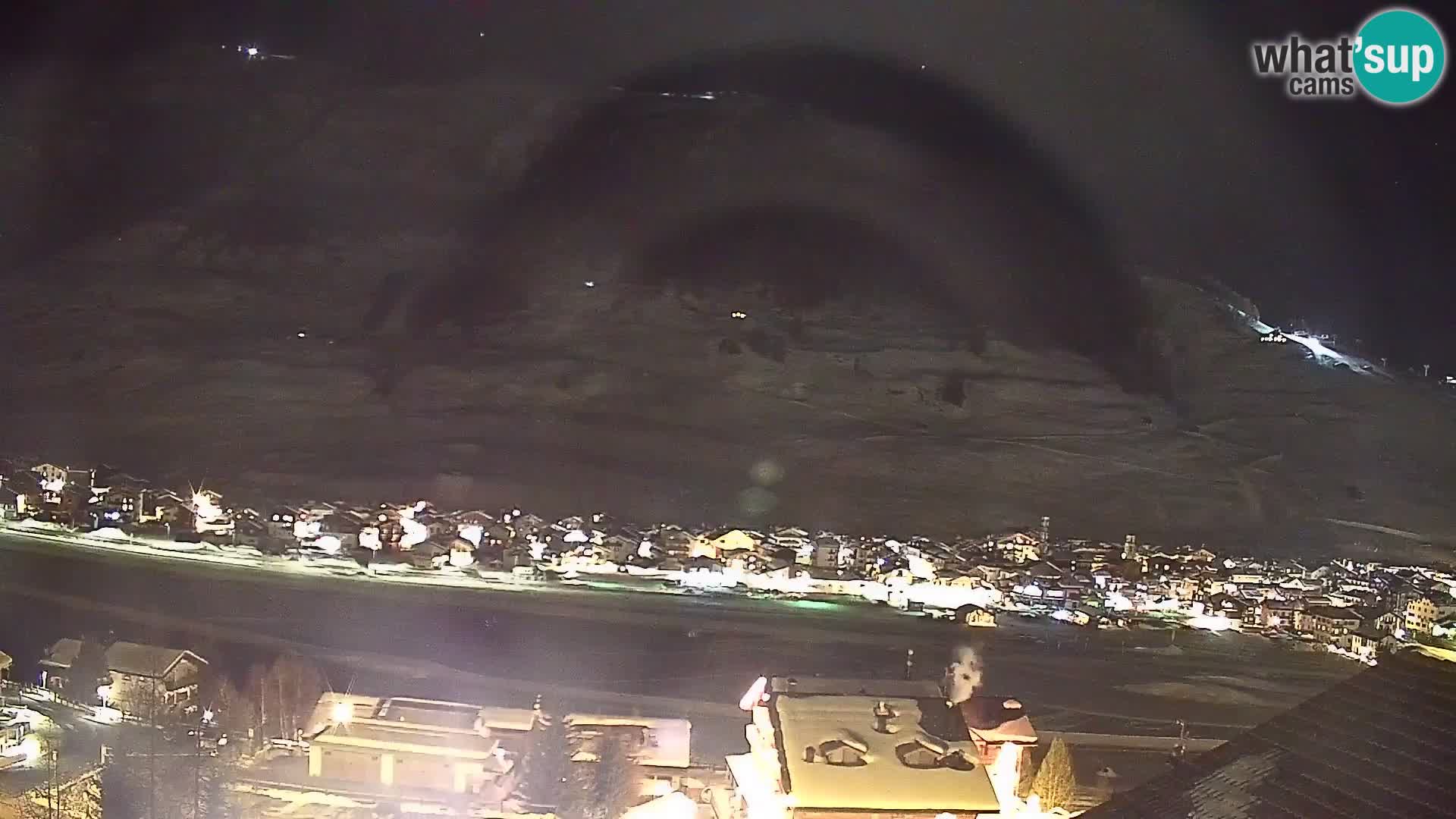 Increíble webcam de Livigno, vista panorámica desde el hotel Teola