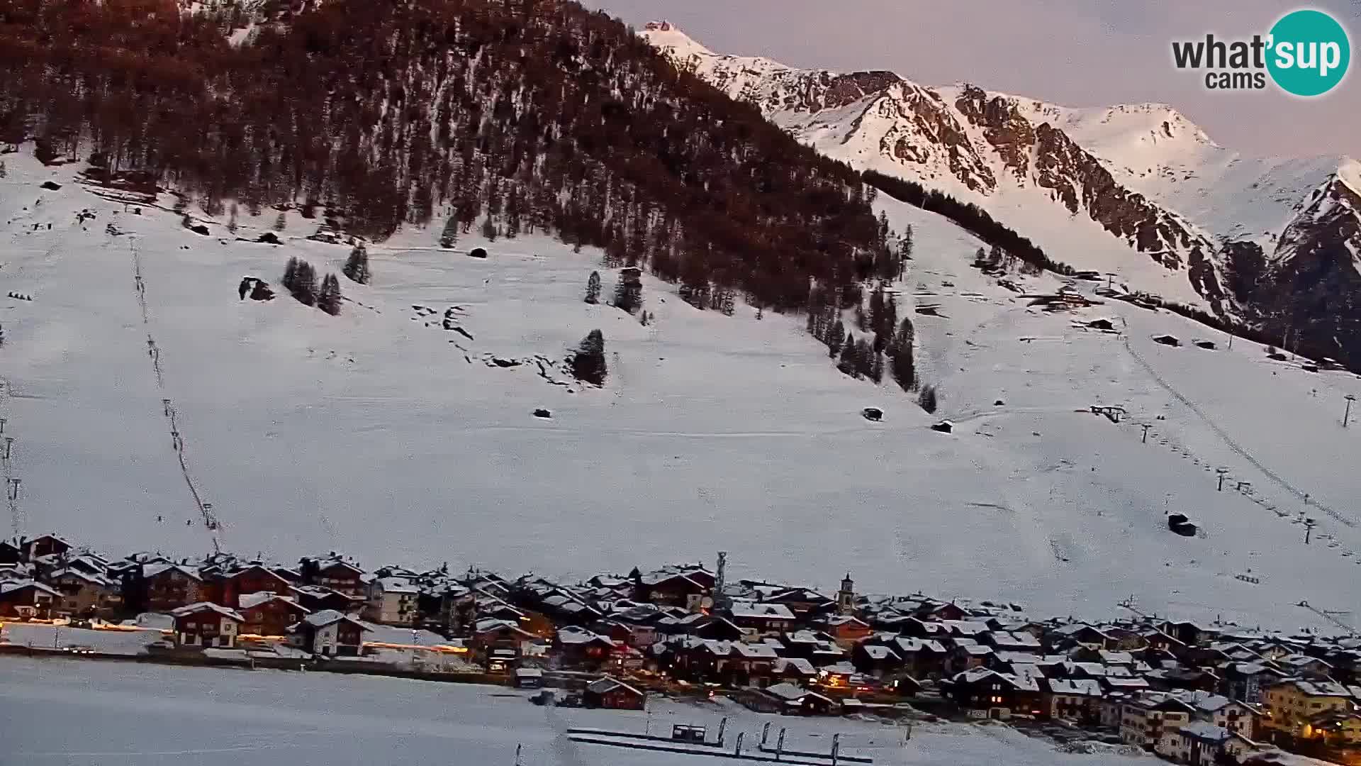 Erstaunliche Livigno Kamera, Panoramablick vom Hotel Teola