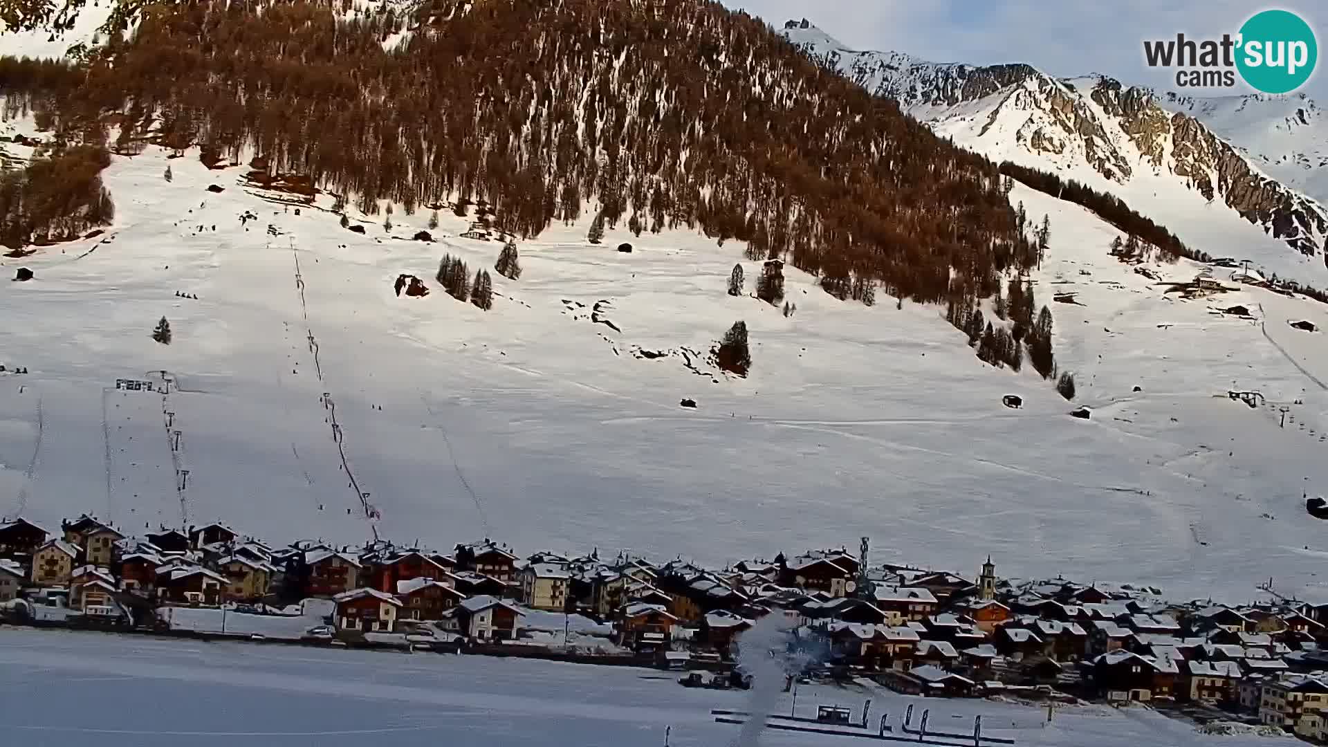 Erstaunliche Livigno Kamera, Panoramablick vom Hotel Teola