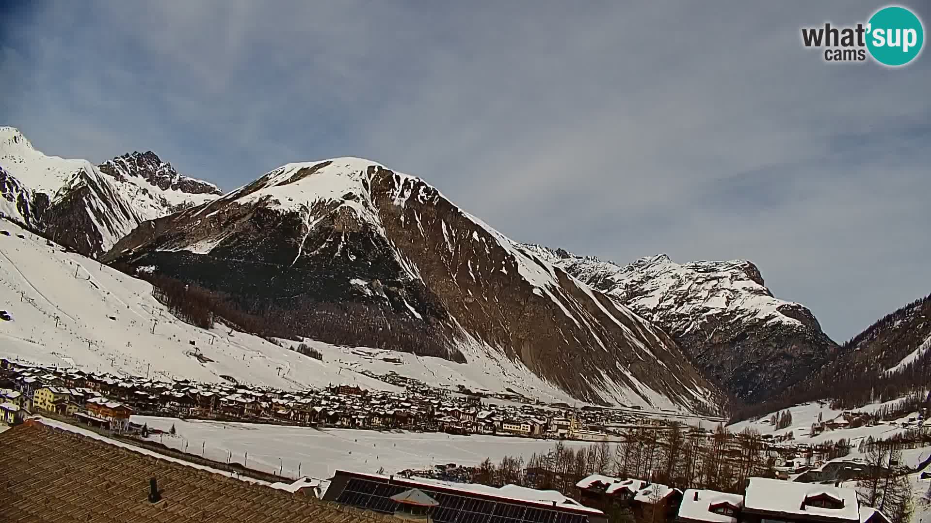 Superbe web camera Livigno, vue panoramique depuis l’hôtel Teola