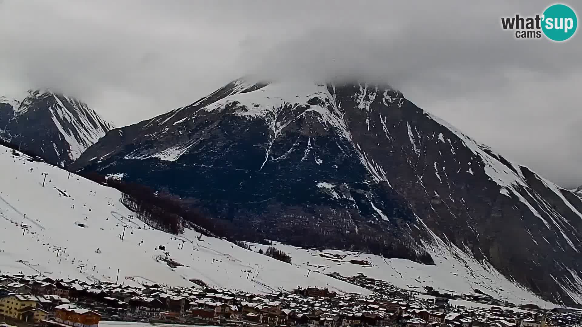 Superbe web camera Livigno, vue panoramique depuis l’hôtel Teola