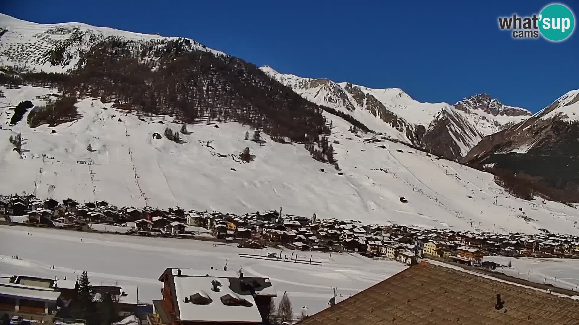 Amazing Livigno webcam panorama view from hotel Teola