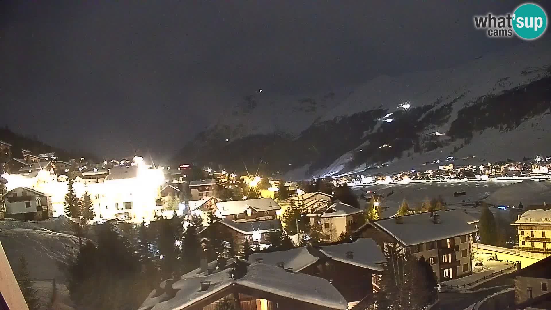 Erstaunliche Livigno Kamera, Panoramablick vom Hotel Teola