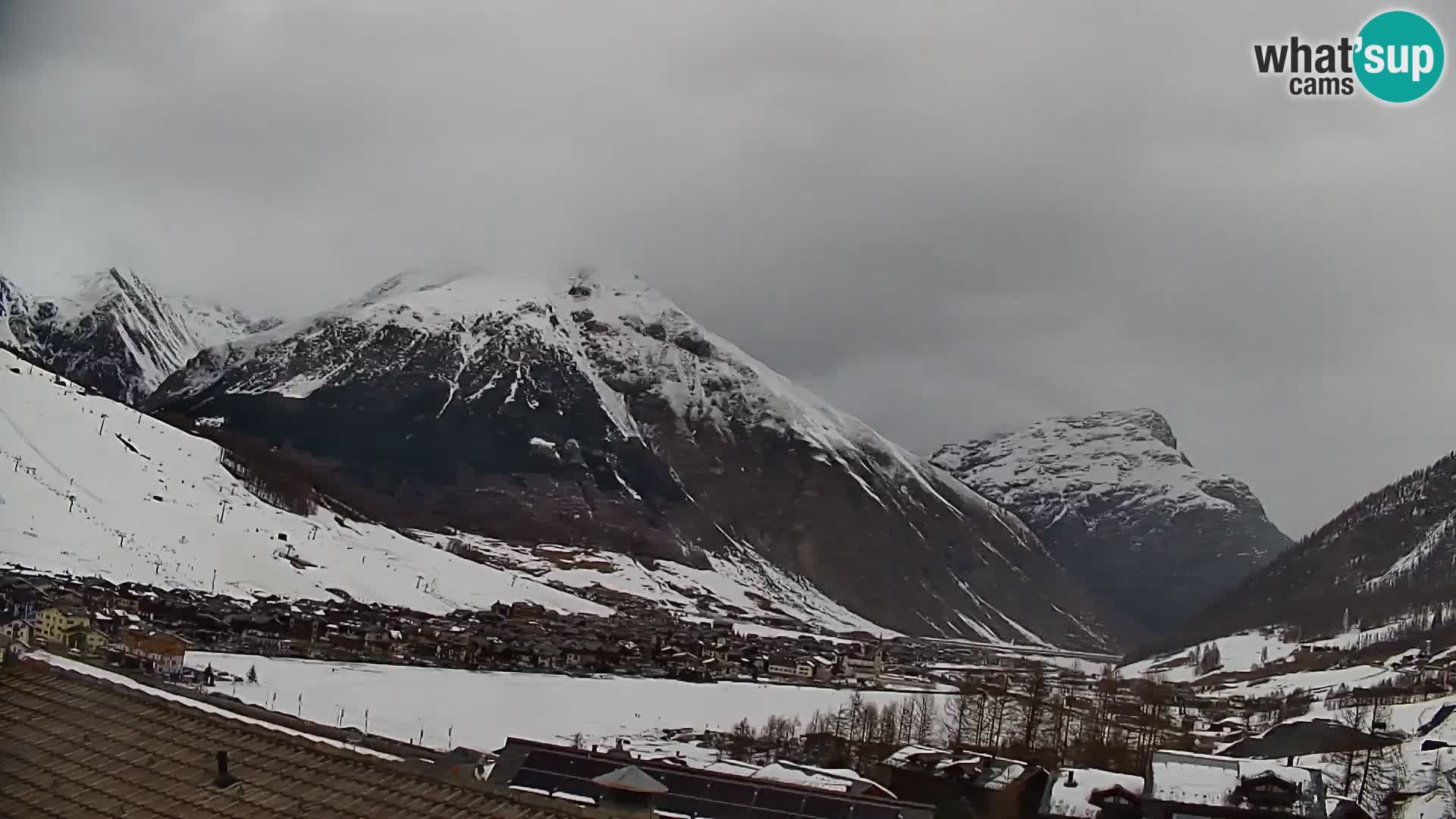 Amazing Livigno webcam panorama view from hotel Teola