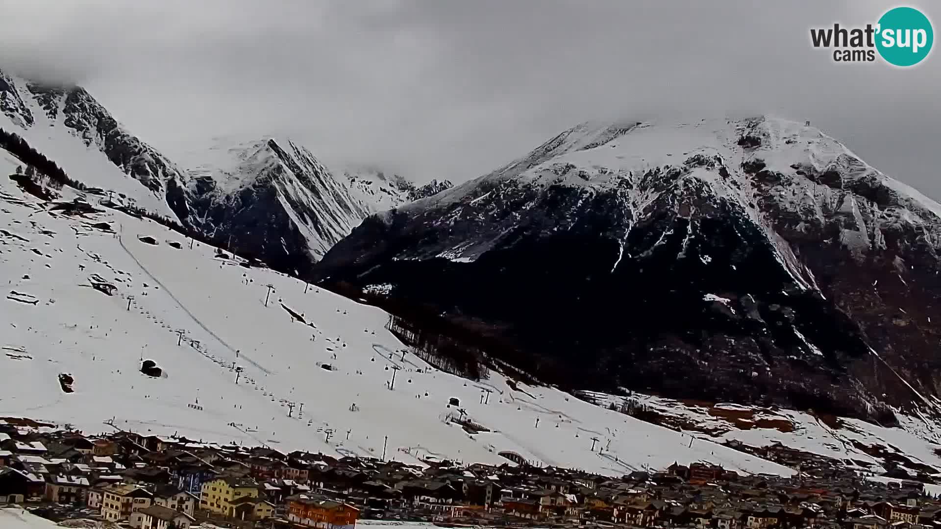 Amazing Livigno webcam panorama view from hotel Teola