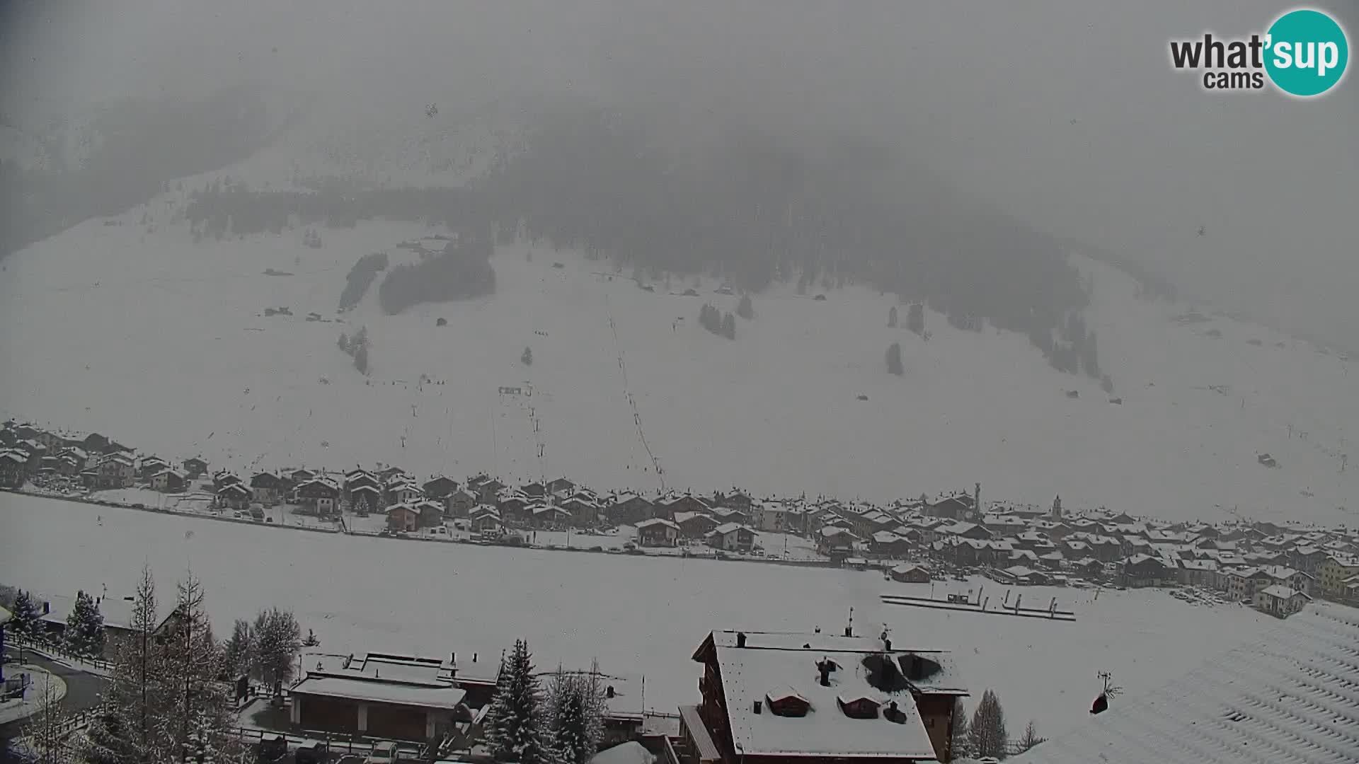 Amazing Livigno webcam panorama view from hotel Teola