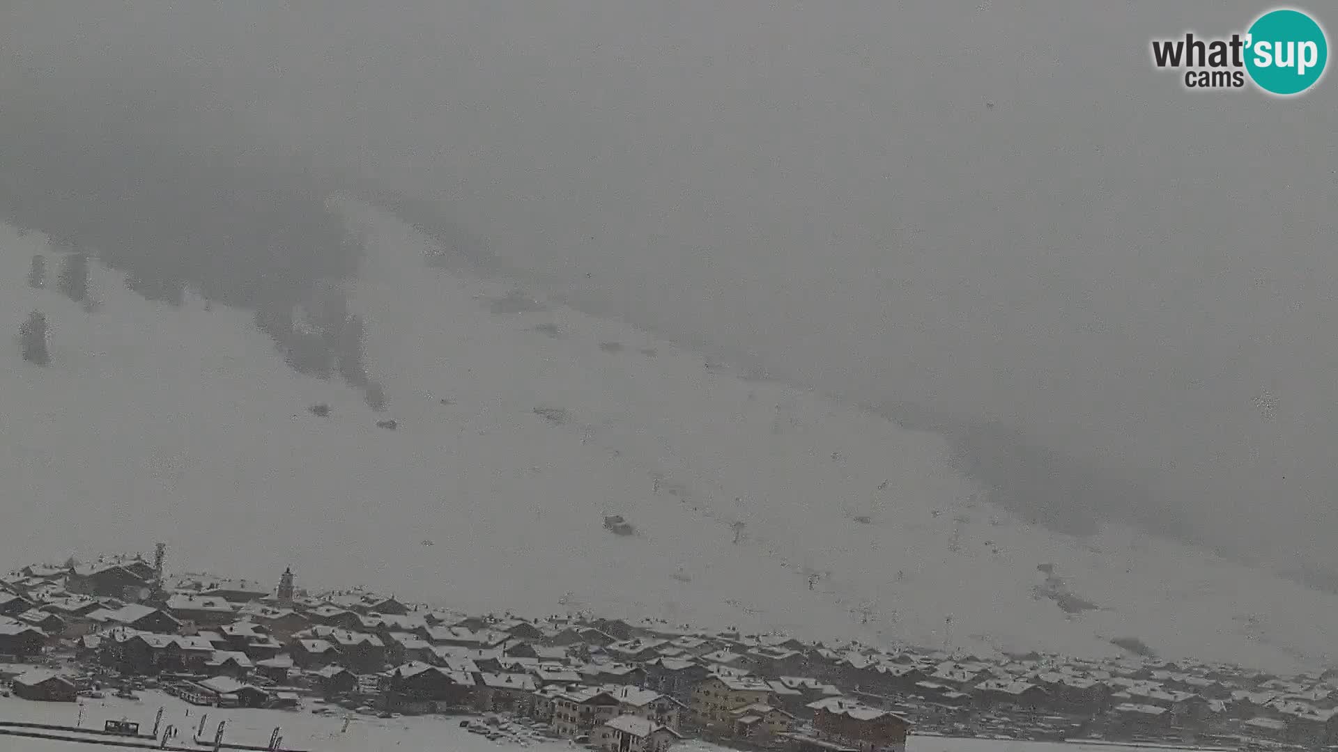 Increíble webcam de Livigno, vista panorámica desde el hotel Teola