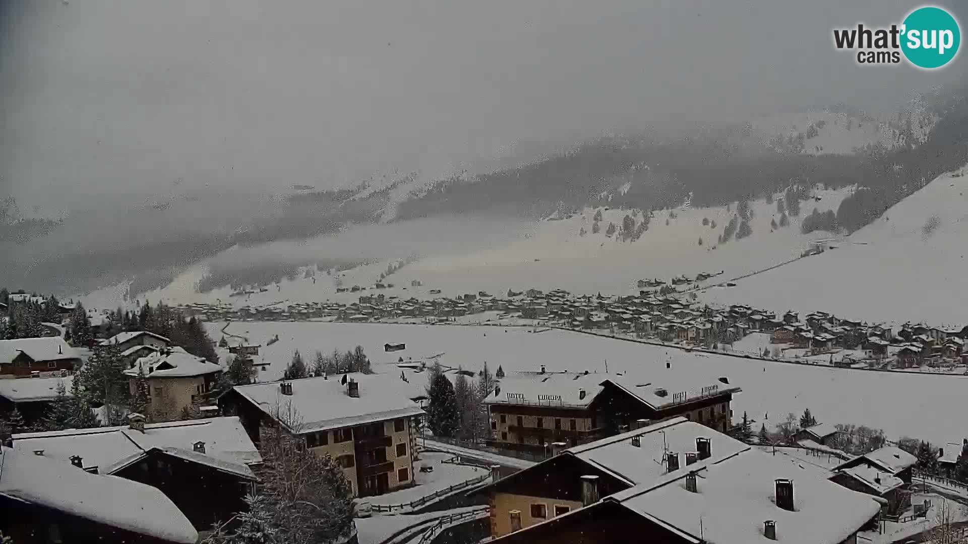 Erstaunliche Livigno Kamera, Panoramablick vom Hotel Teola