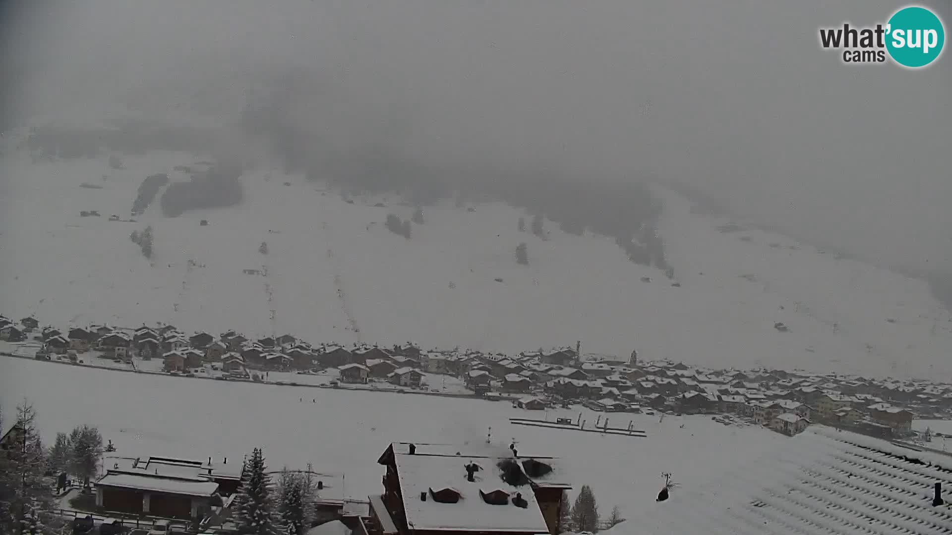 Amazing Livigno webcam panorama view from hotel Teola