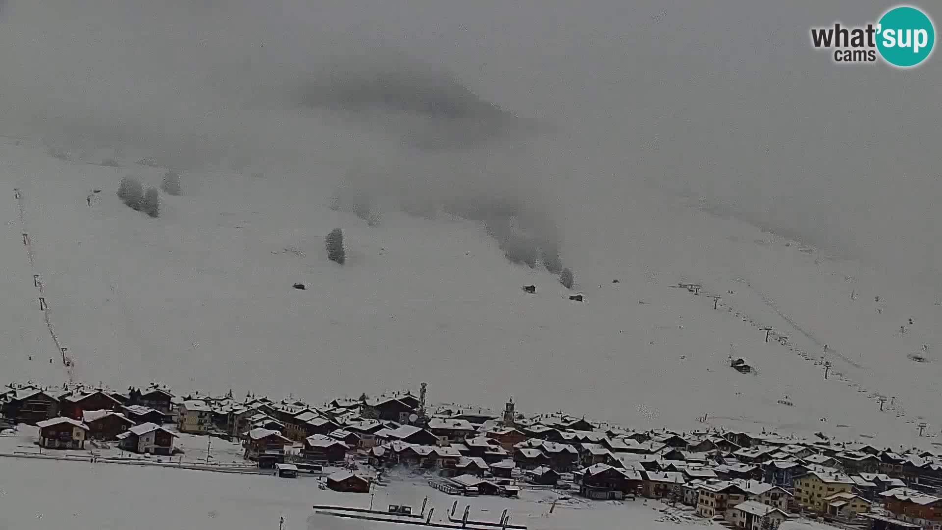 Superbe web camera Livigno, vue panoramique depuis l’hôtel Teola