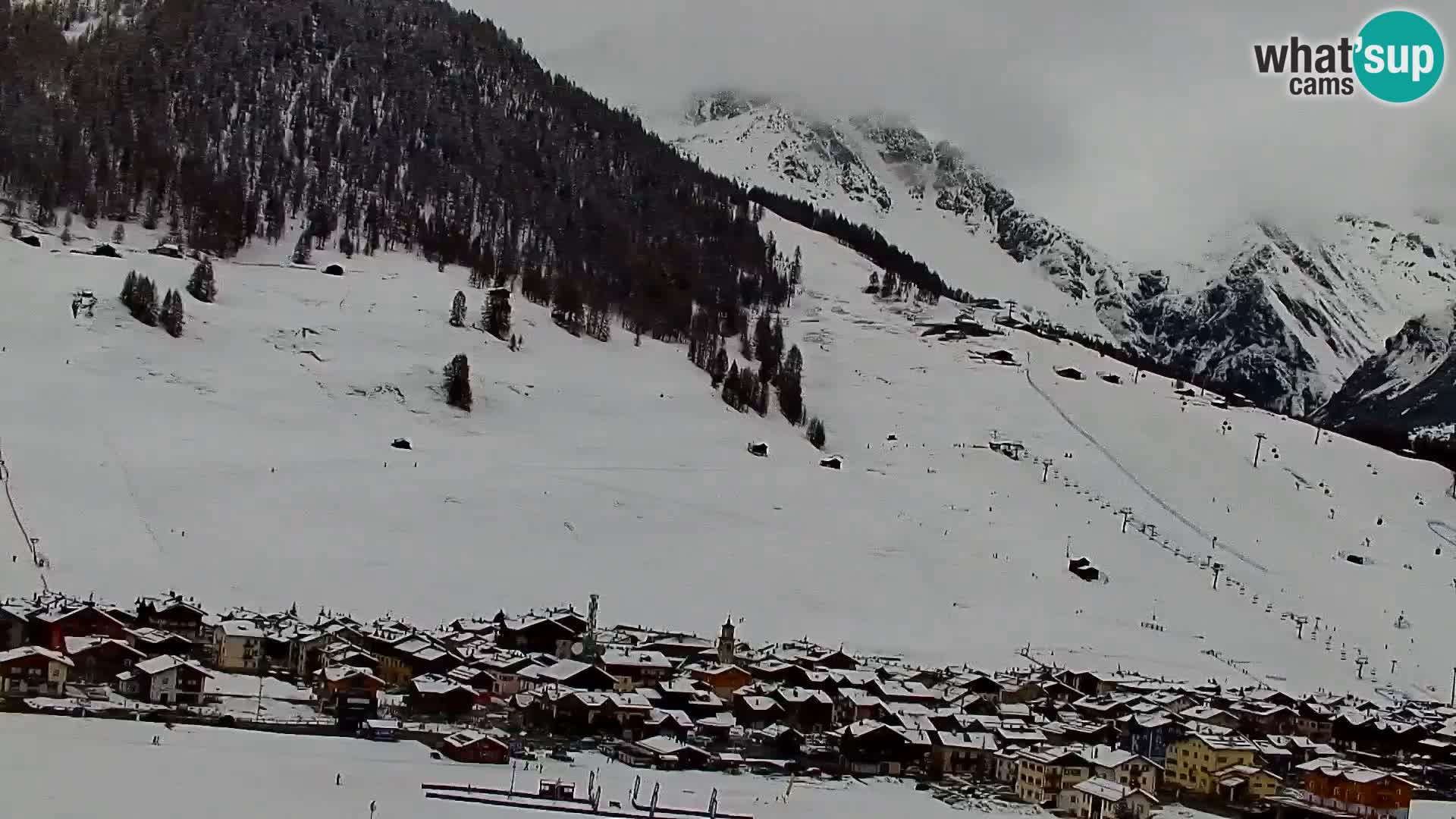 Amazing Livigno webcam panorama view from hotel Teola