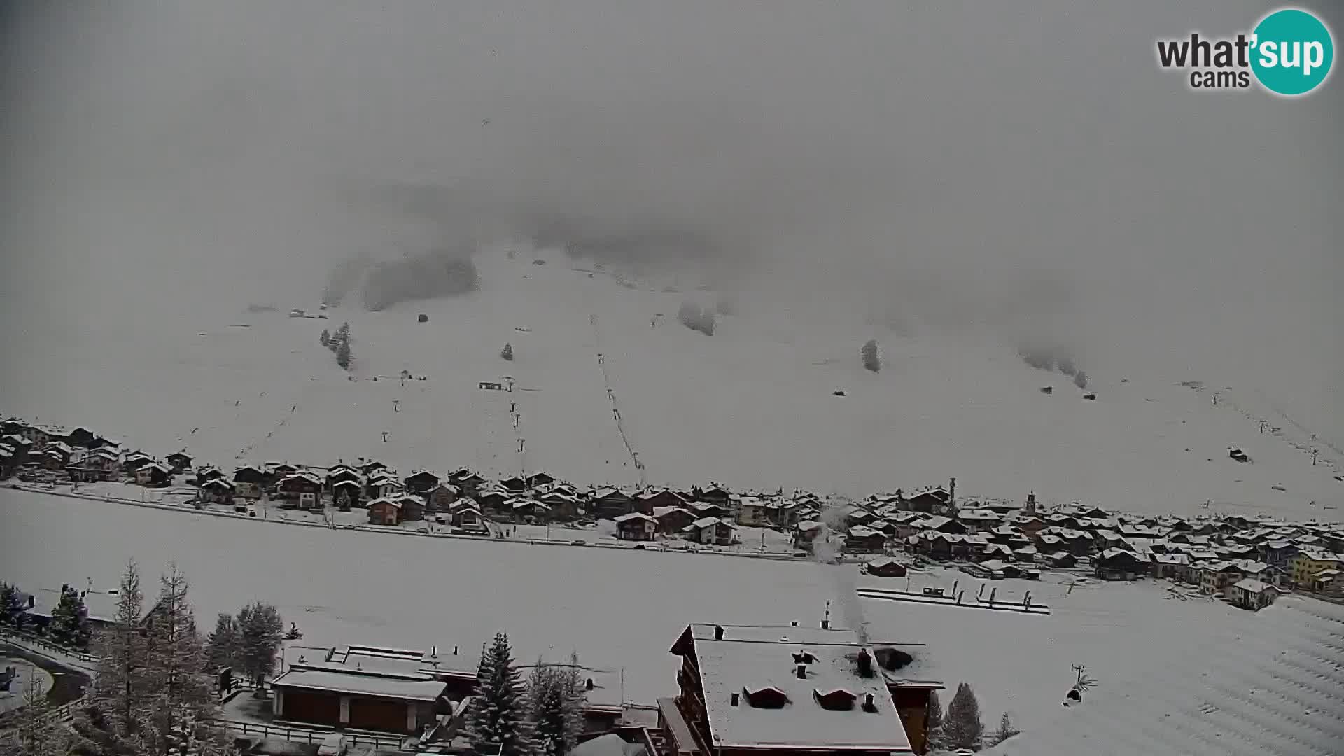 Amazing Livigno webcam panorama view from hotel Teola