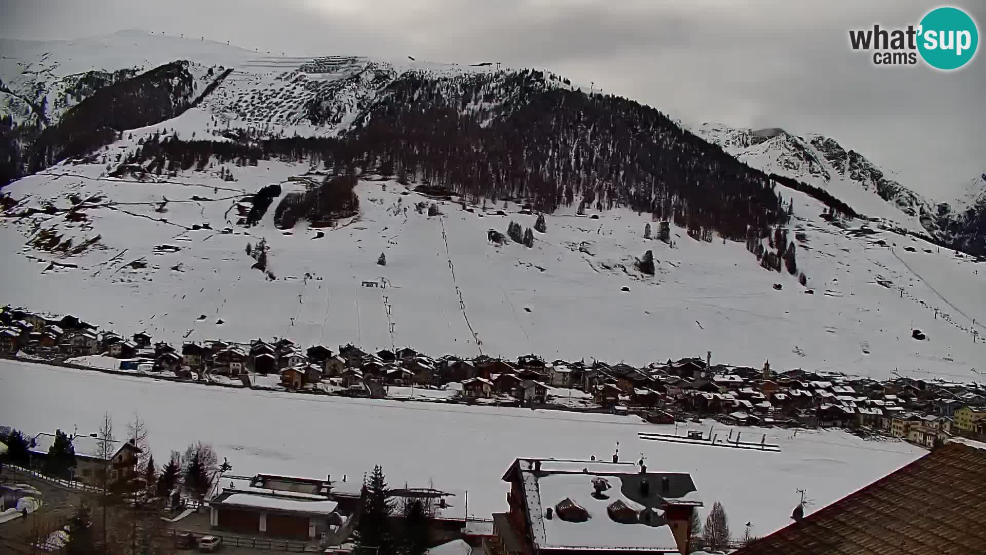 Amazing Livigno webcam panorama view from hotel Teola