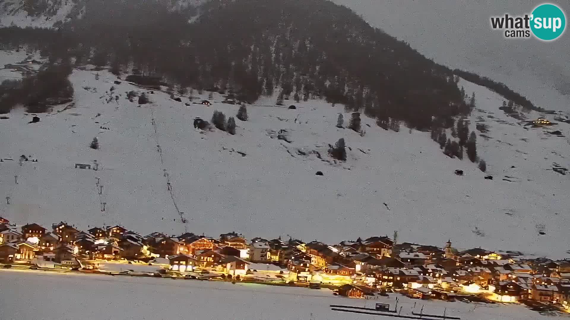 Superbe web camera Livigno, vue panoramique depuis l’hôtel Teola