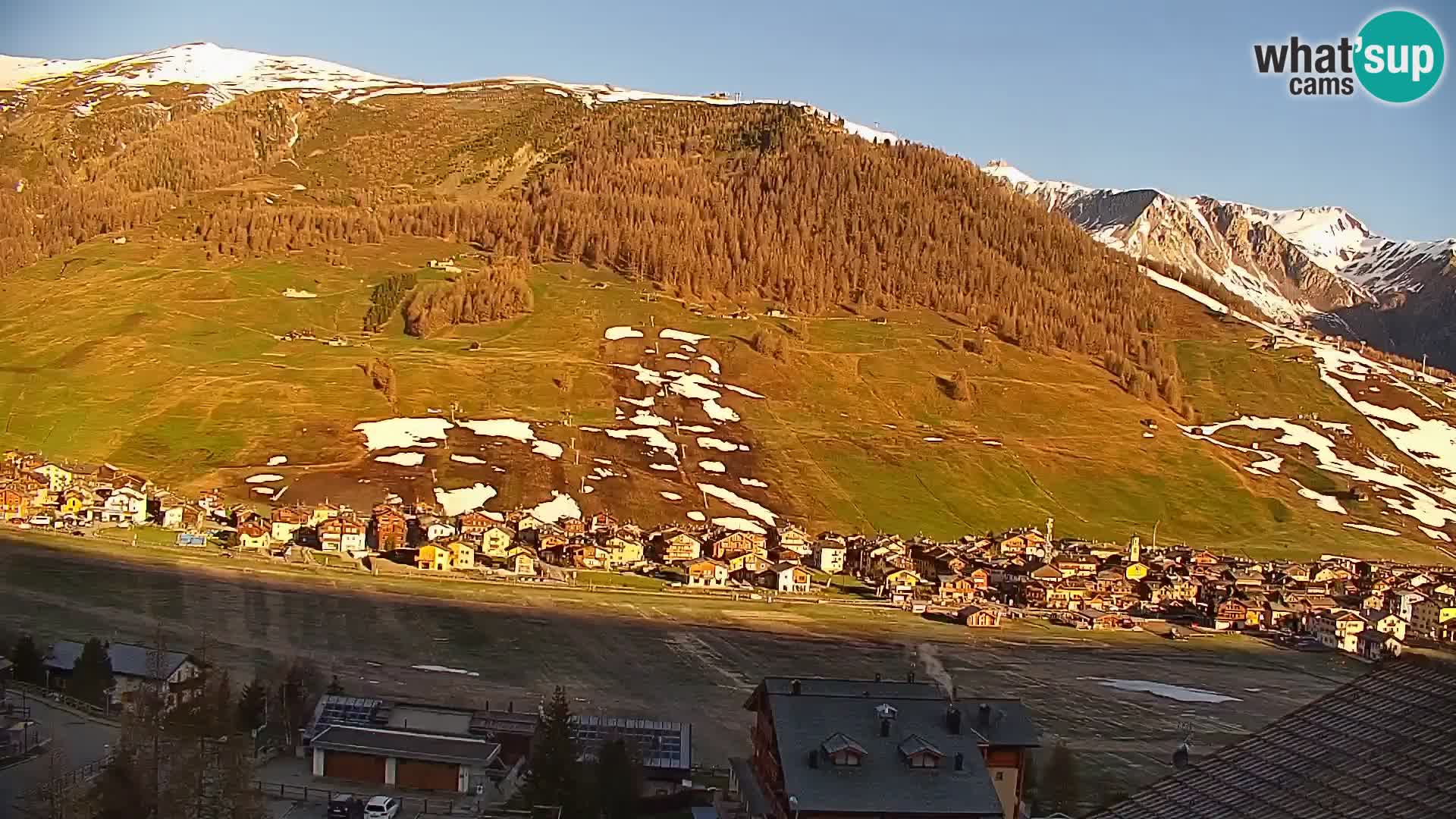 Increíble webcam de Livigno, vista panorámica desde el hotel Teola