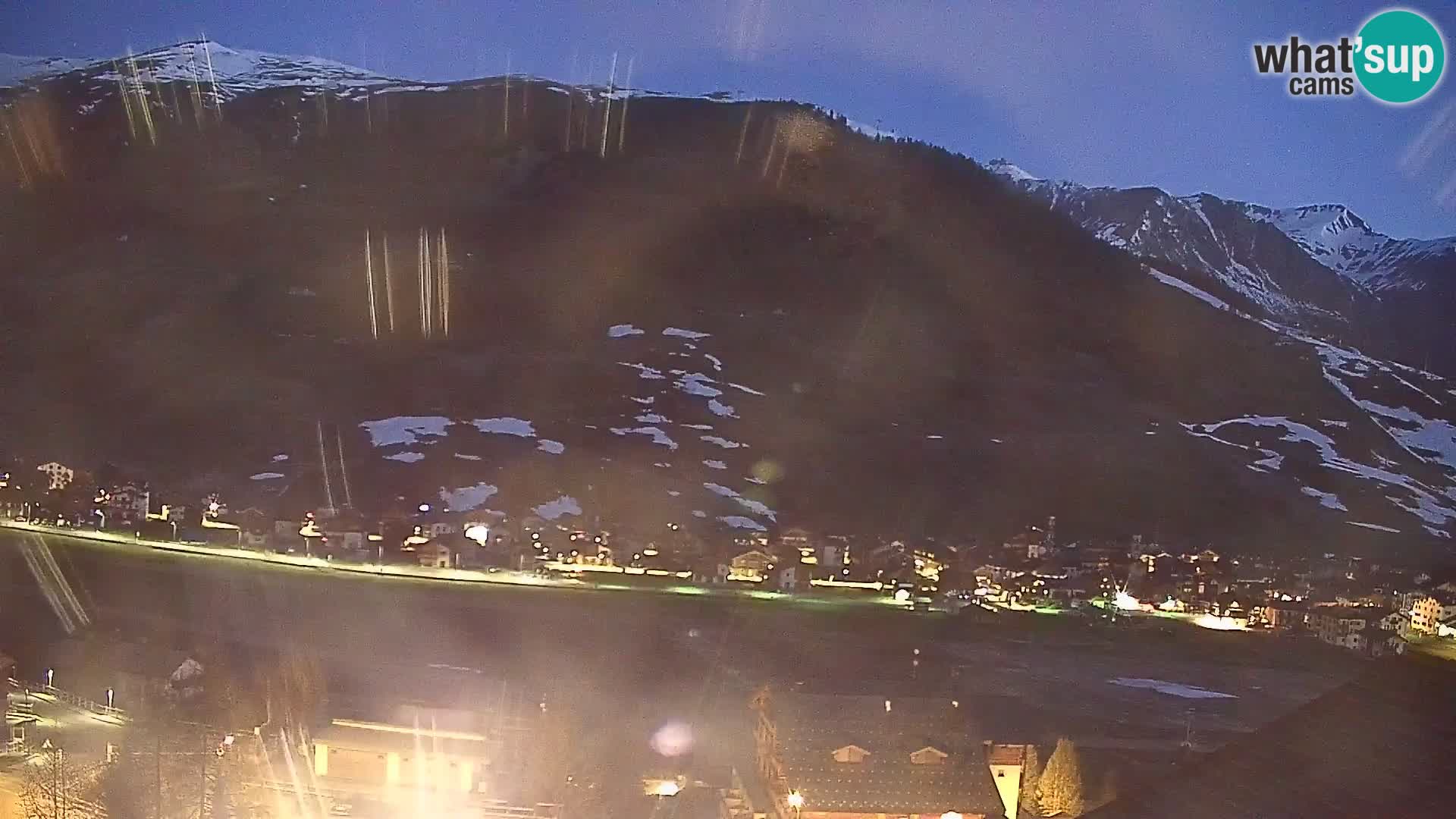 Superbe web camera Livigno, vue panoramique depuis l’hôtel Teola