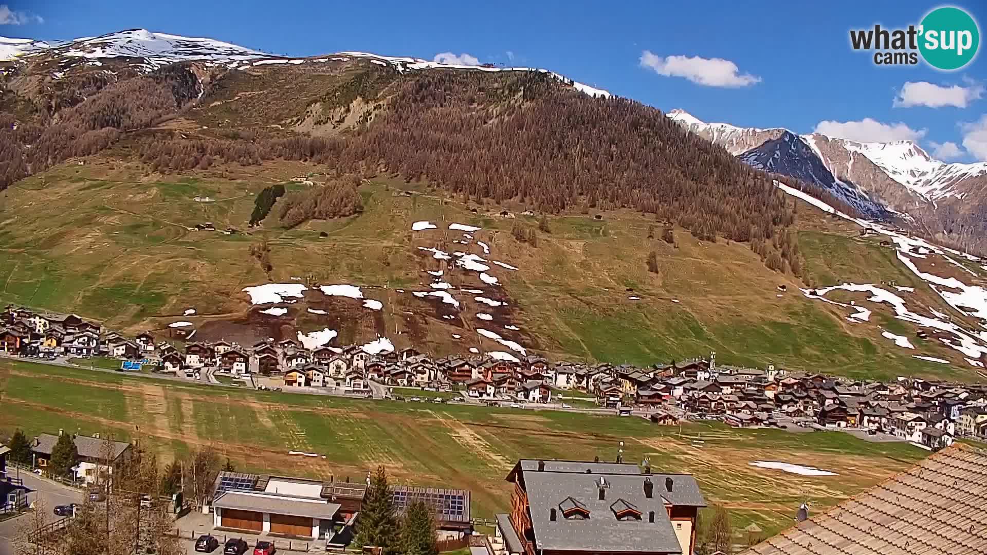 Superbe web camera Livigno, vue panoramique depuis l’hôtel Teola