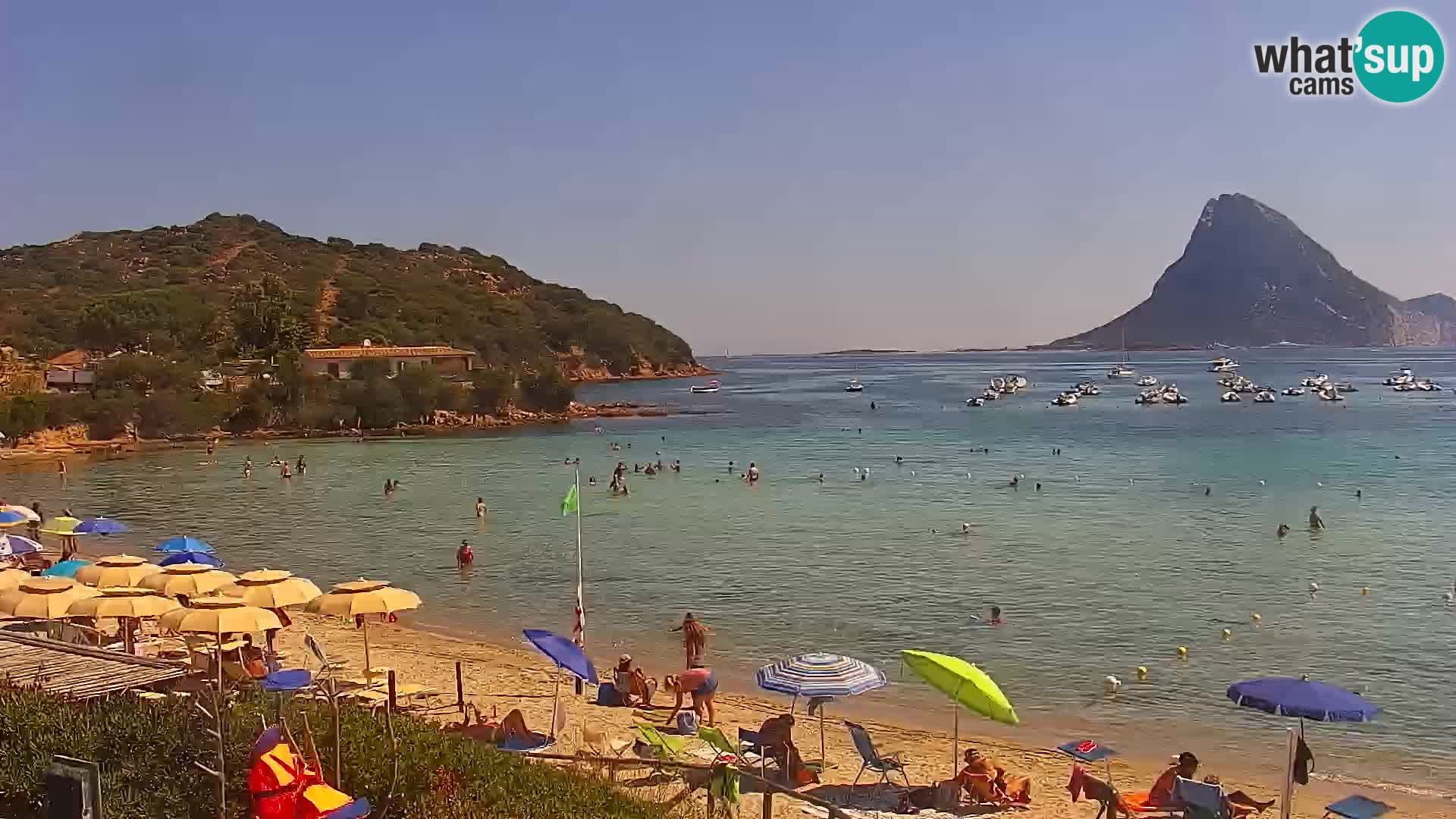 Spletna kamera Loiri porto San Paolo – Porto Taverna v živo Sardinija – Italija