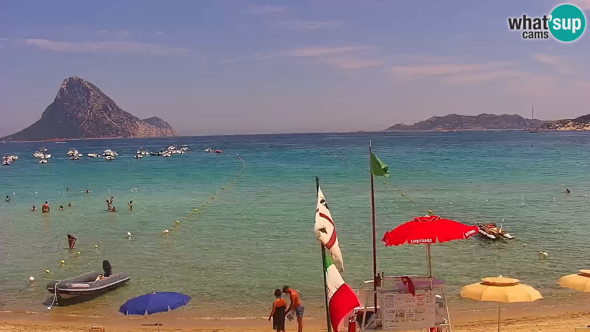 Spletna kamera Loiri porto San Paolo – Porto Taverna v živo Sardinija – Italija