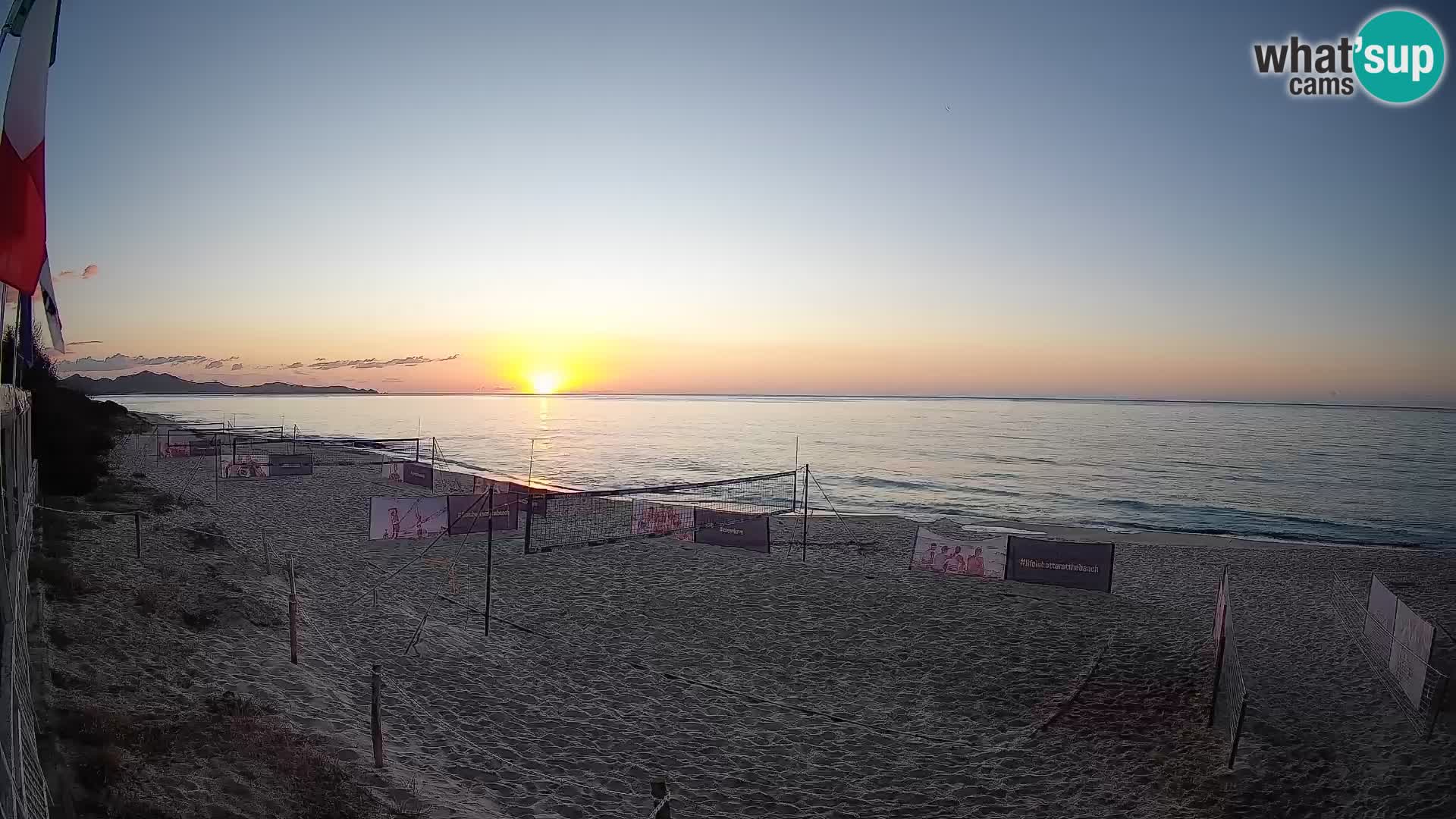 Webcam Piscina Rei – Vista live da Costa Rei, Muravera
