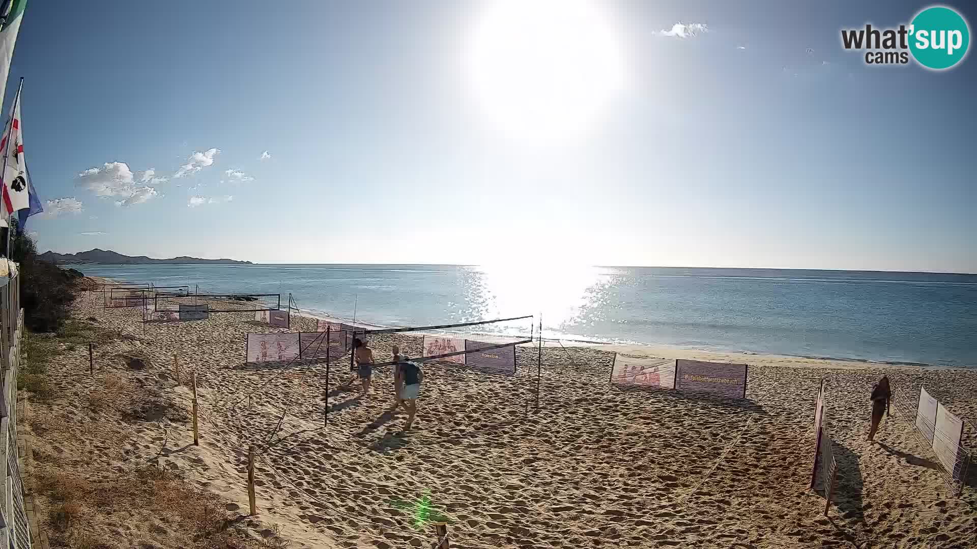 Webcam Piscina Rei – Vista live da Costa Rei, Muravera