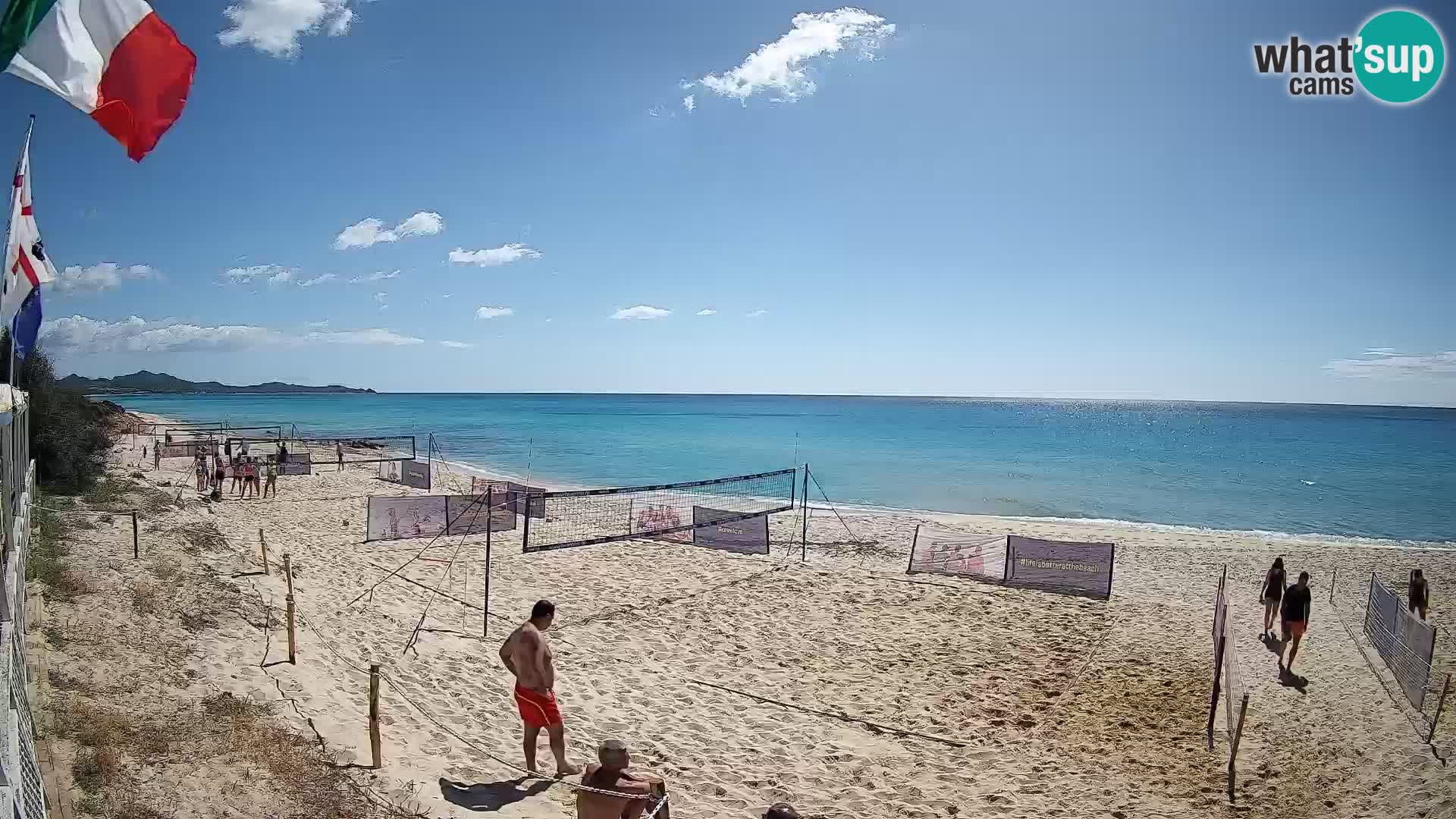 Webcam Piscina Rei – Vista live da Costa Rei, Muravera