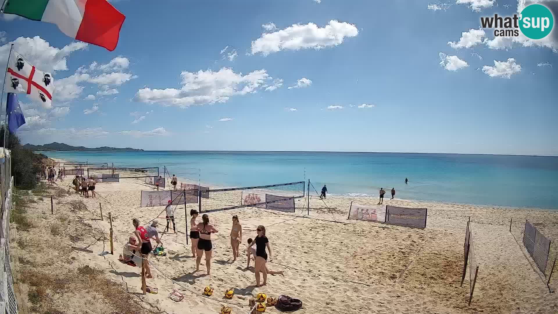 Webcam Piscina Rei – Vista live da Costa Rei, Muravera