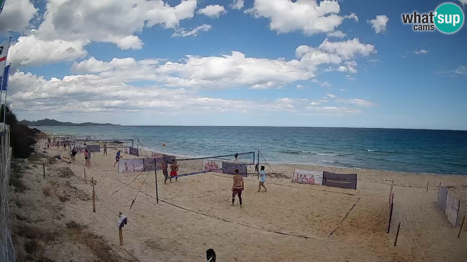 Webcam Piscina Rei – Vista live da Costa Rei, Muravera