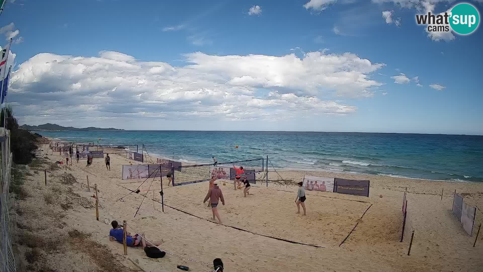 Spletna kamera Piscina Rei – Pogled v živo iz Costa Rei, Muravera