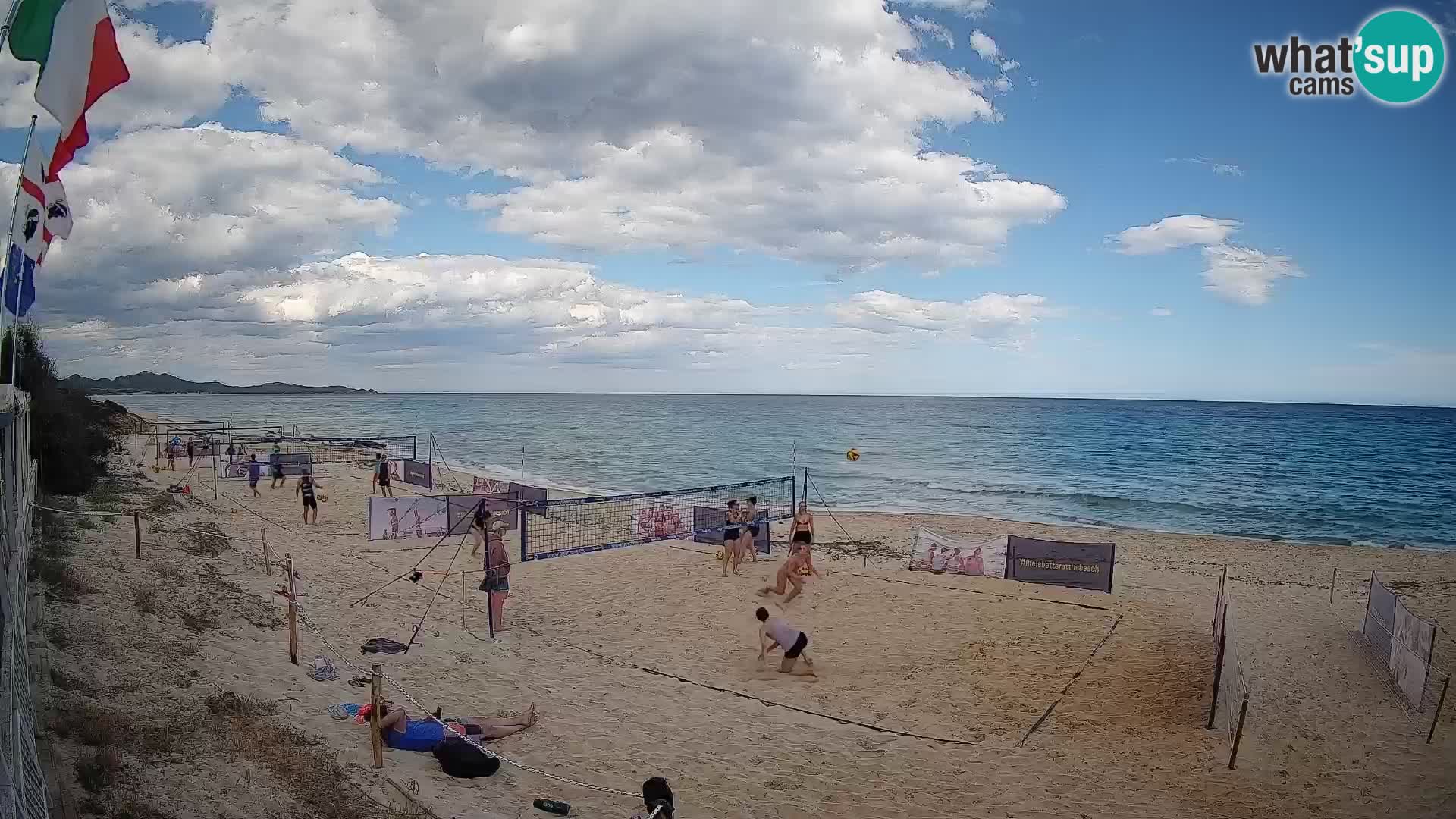 Webcam Piscina Rei – Vista live da Costa Rei, Muravera