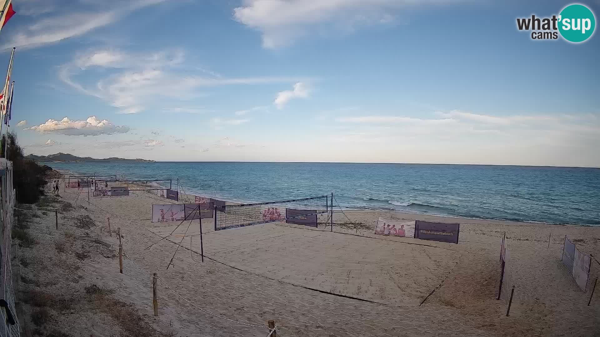 Webcam Piscina Rei – Vista live da Costa Rei, Muravera