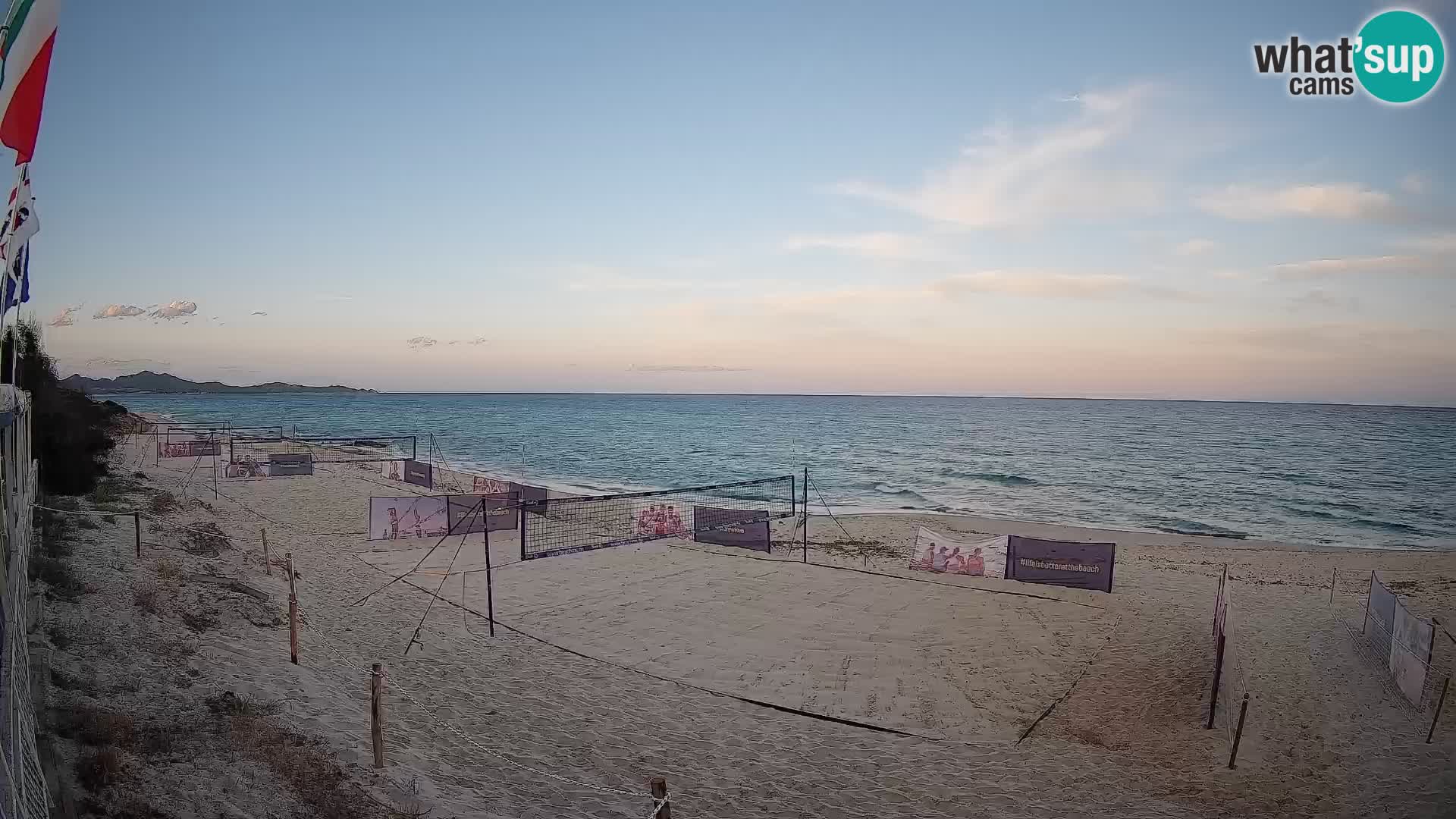 Webcam Piscina Rei – Vista live da Costa Rei, Muravera