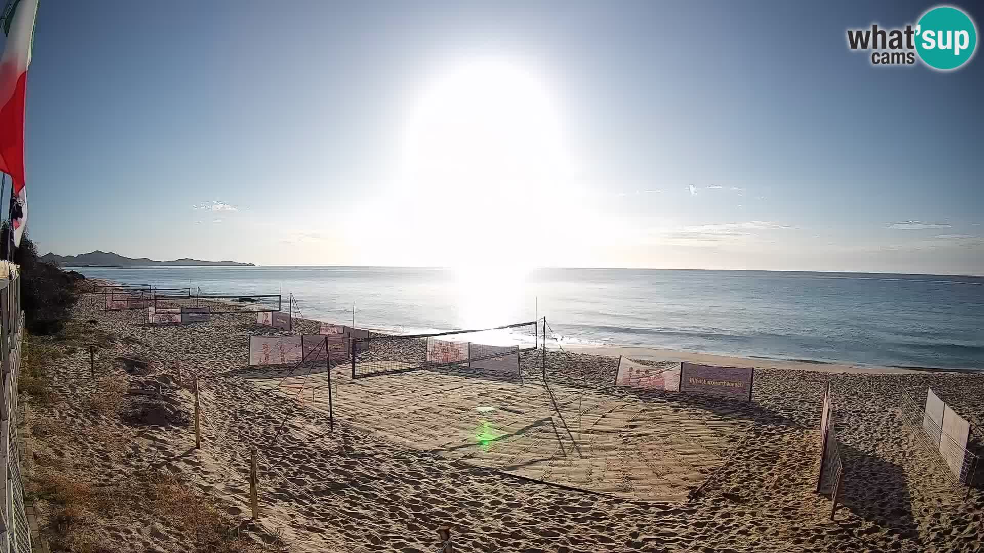 Webcam Piscina Rei – Vista live da Costa Rei, Muravera