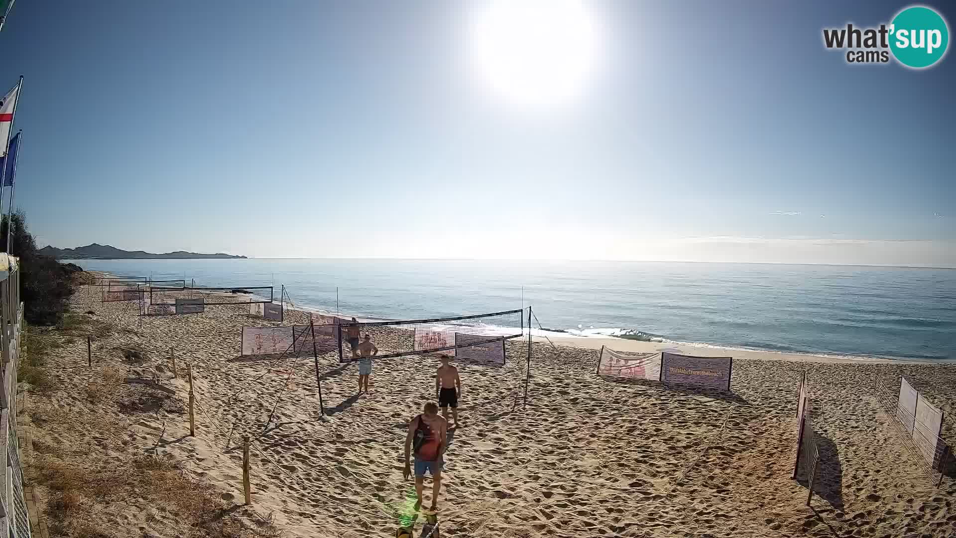 Webcam Piscina Rei – Vista live da Costa Rei, Muravera