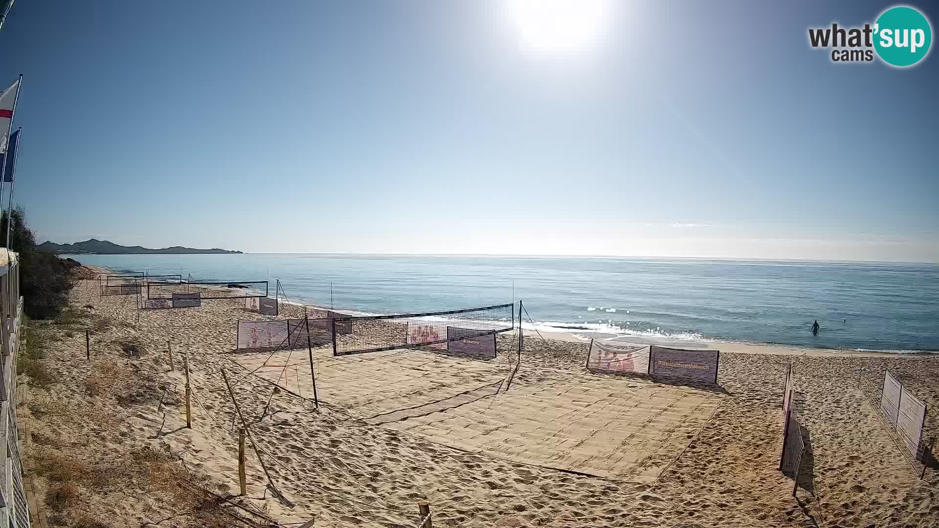 Webcam Piscina Rei – Vista live da Costa Rei, Muravera