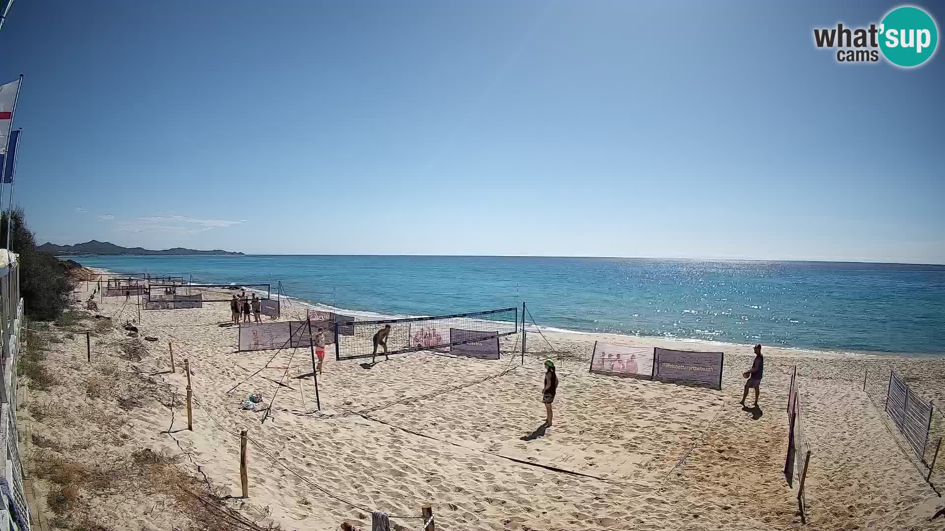 Spletna kamera Piscina Rei – Pogled v živo iz Costa Rei, Muravera