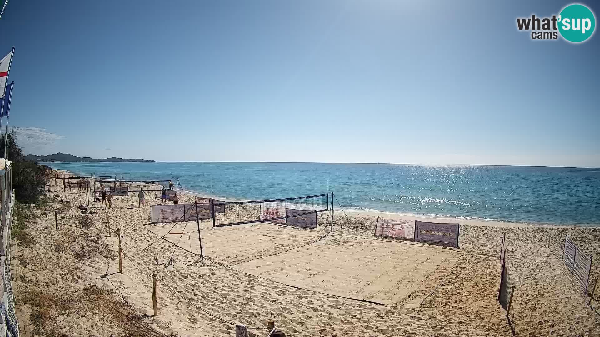 Spletna kamera Piscina Rei – Pogled v živo iz Costa Rei, Muravera