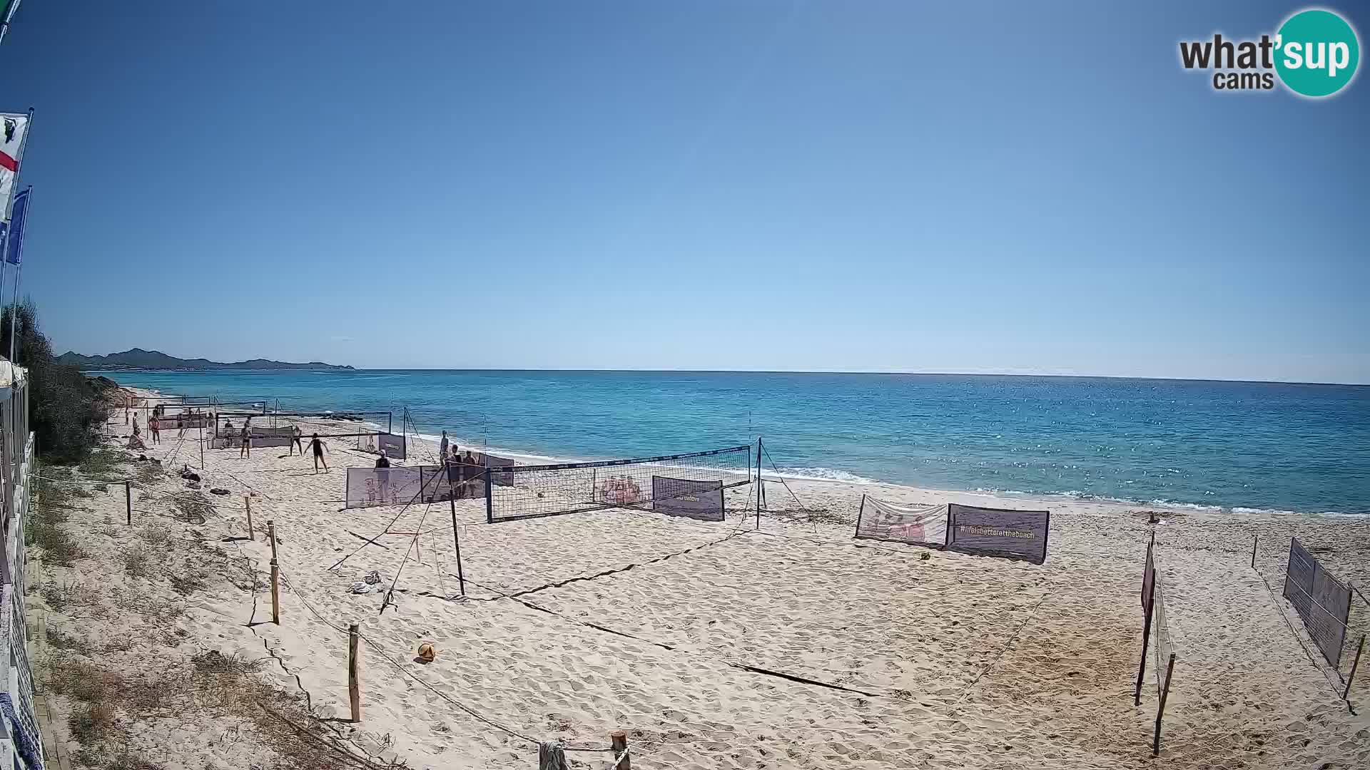 Webcam Piscina Rei – Vista live da Costa Rei, Muravera