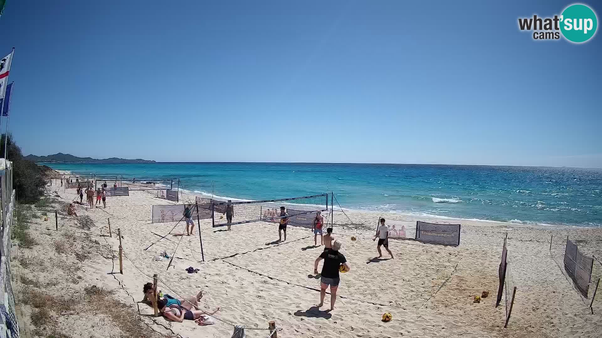 Webcam Piscina Rei – Vista live da Costa Rei, Muravera