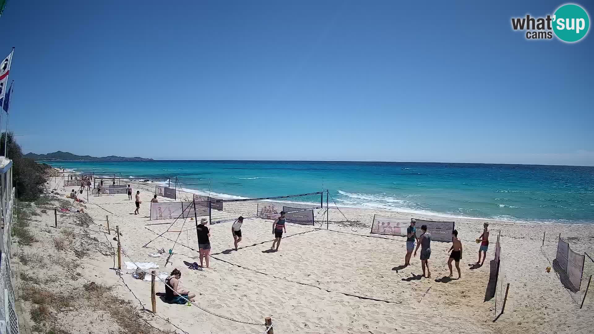 Webcam Piscina Rei – Vista live da Costa Rei, Muravera