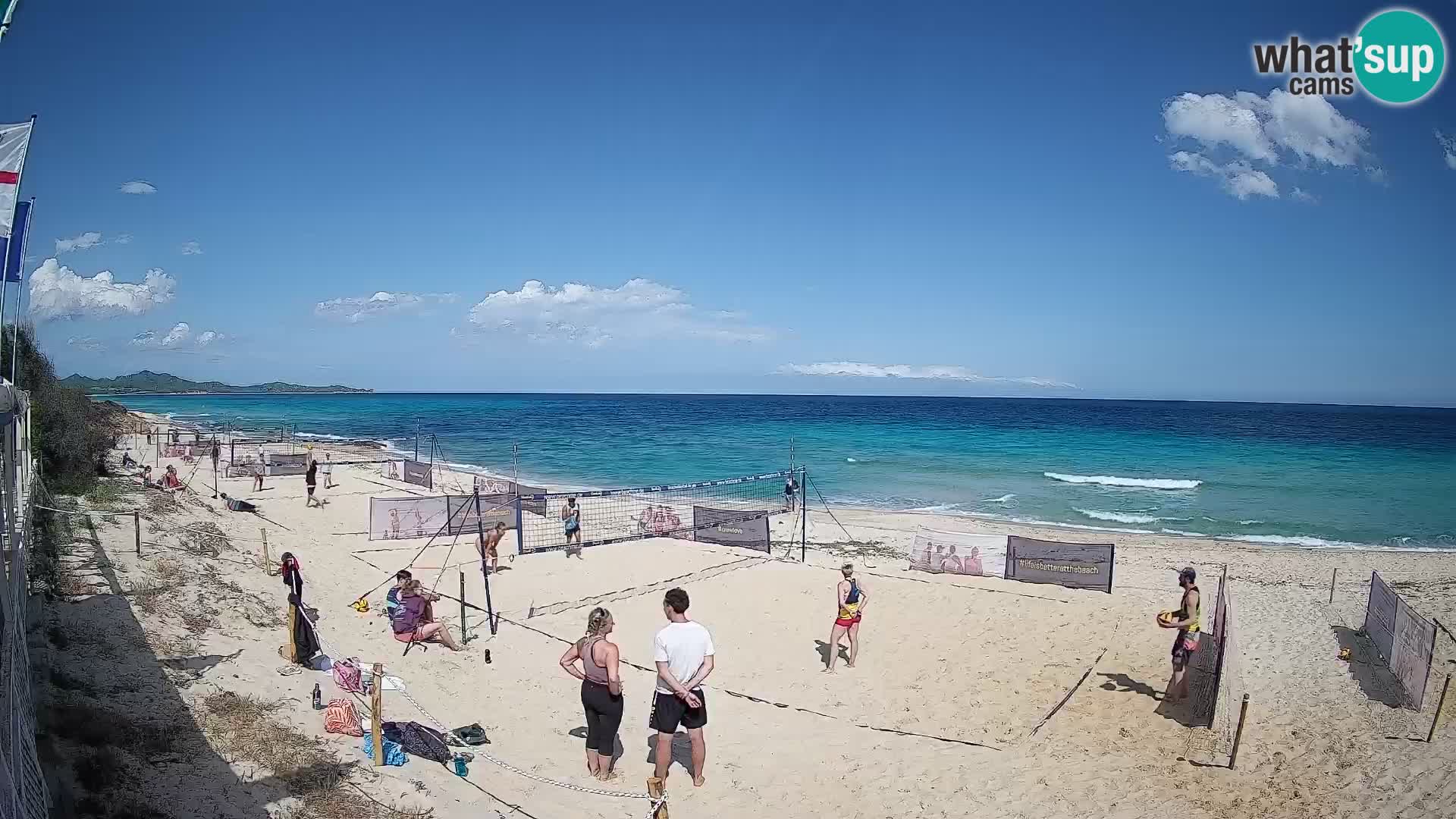 Spletna kamera Piscina Rei – Pogled v živo iz Costa Rei, Muravera
