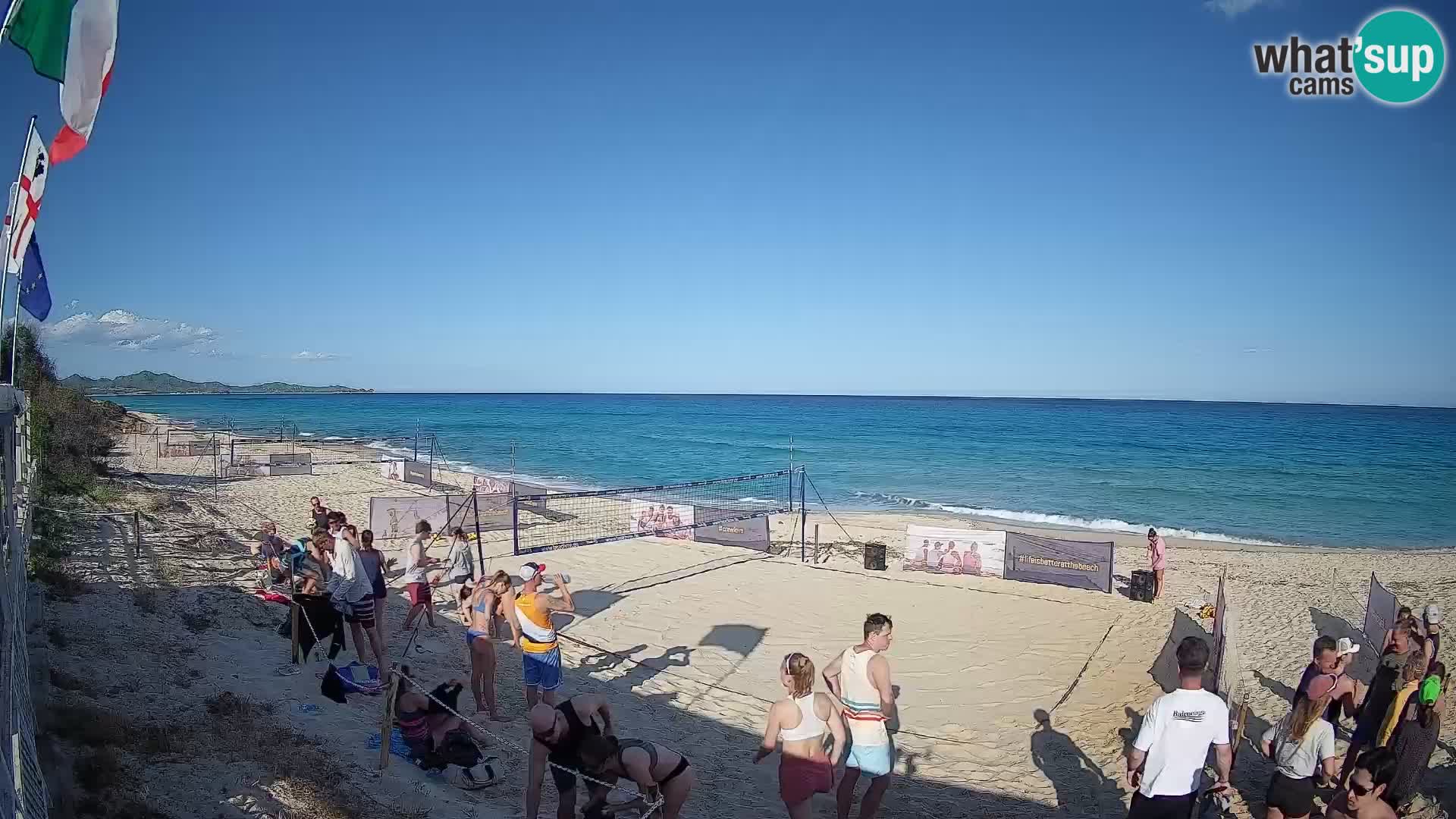 Spletna kamera Piscina Rei – Pogled v živo iz Costa Rei, Muravera