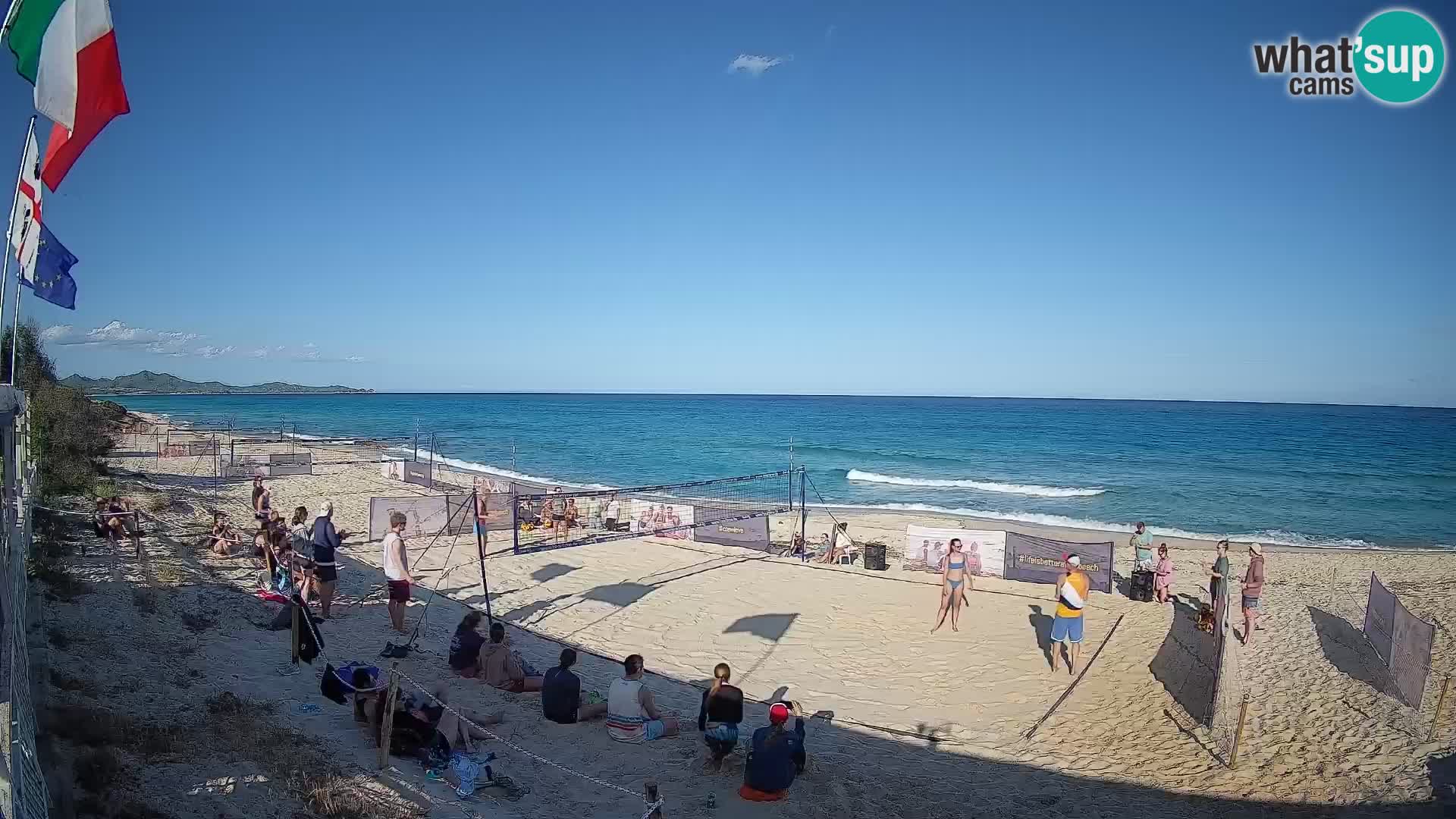 Spletna kamera Piscina Rei – Pogled v živo iz Costa Rei, Muravera