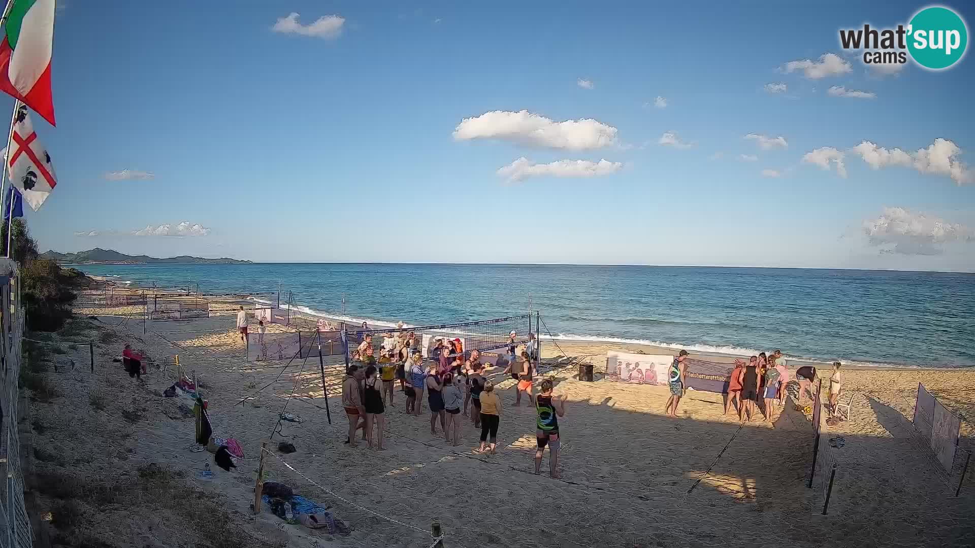 Webcam Piscina Rei – Vista live da Costa Rei, Muravera