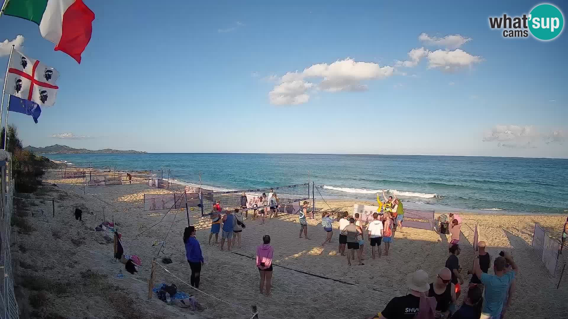 Webcam Piscina Rei – Vista live da Costa Rei, Muravera