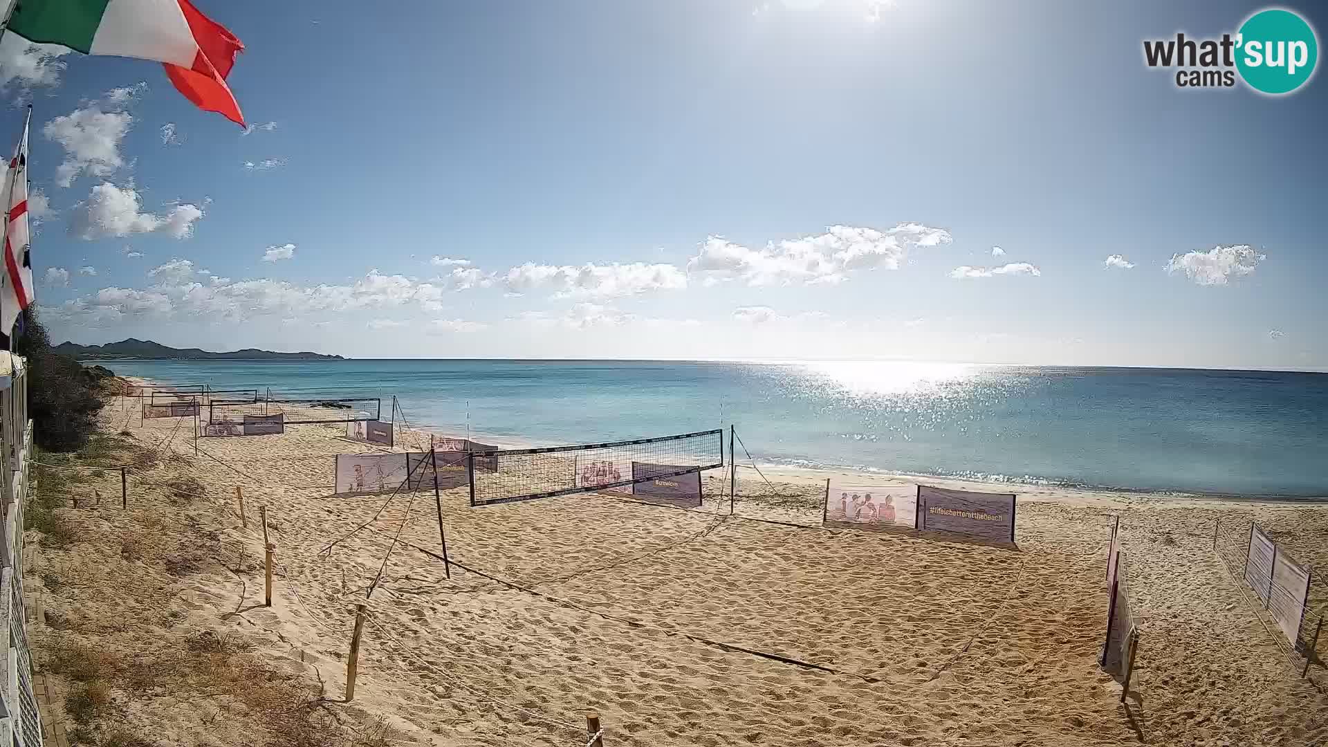 Spletna kamera Piscina Rei – Pogled v živo iz Costa Rei, Muravera