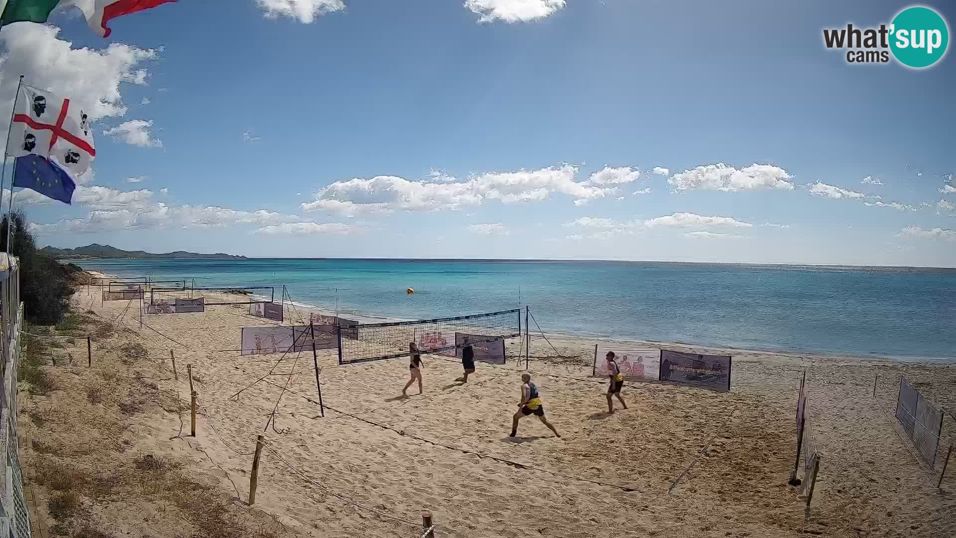 Webcam Piscina Rei – Vista en directo desde Costa Rei, Muravera