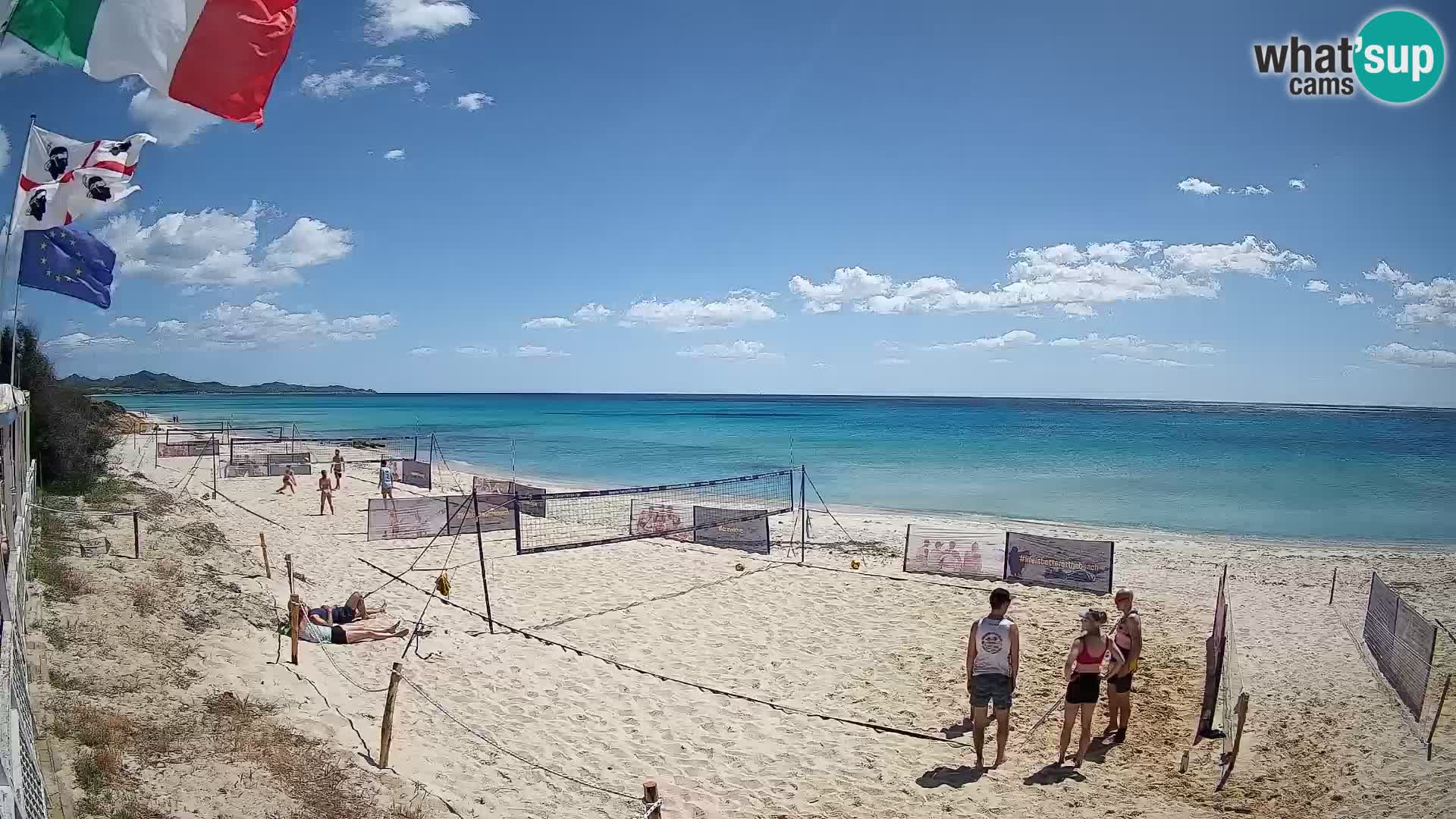 Spletna kamera Piscina Rei – Pogled v živo iz Costa Rei, Muravera