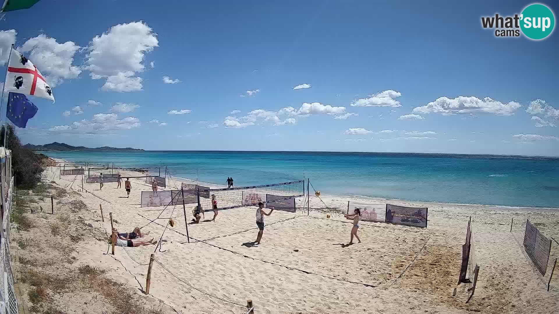 Webcam Piscina Rei – Vista en directo desde Costa Rei, Muravera