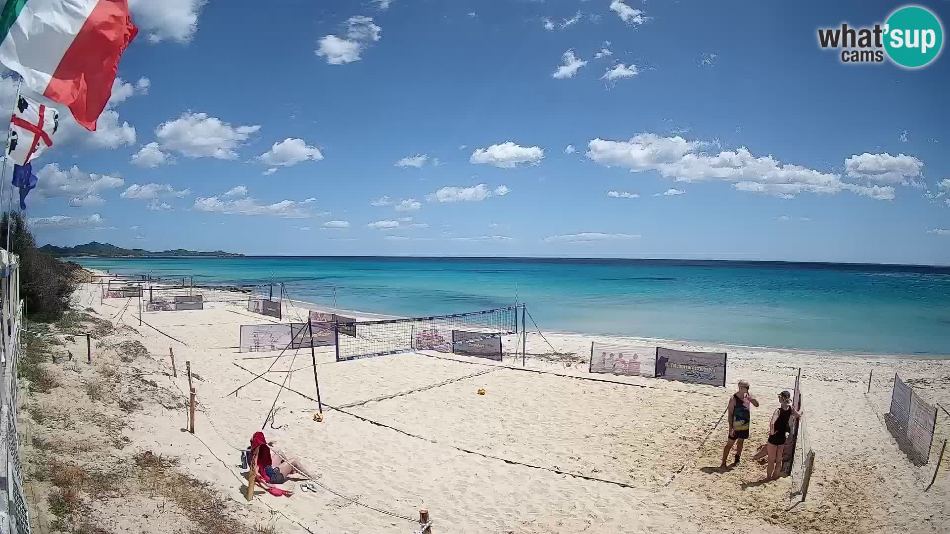 Webcam Piscina Rei – Vista en directo desde Costa Rei, Muravera